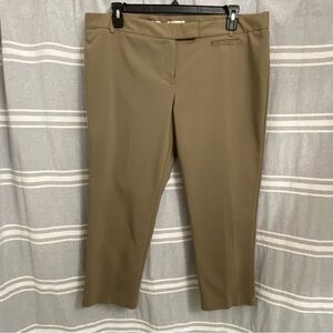 VAN HEUSEN / Modern Fit Tan Stretch Ankle Pants Size 18
